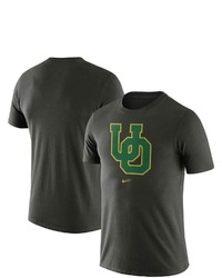 Nike Charcoal Oregon Ducks Old School Logo Tri Blend T Shirt At Nordstrom