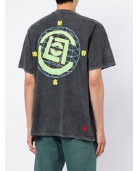 Clot Globe Logo Acid Wash T Shirt