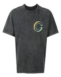 Clot Globe Logo Acid Wash T Shirt