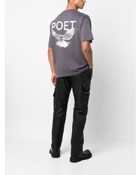 YOUNG POETS Graphic Logo Print T Shirt