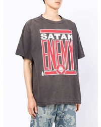 SAINT MXXXXXX Graphic Print Cotton T Shirt