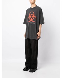 Vetements Graphic Print Cotton T Shirt