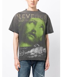 SAINT MXXXXXX Graphic Print Short Sleeve T Shirt