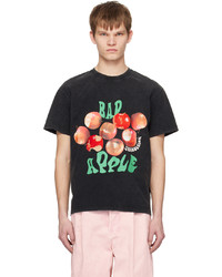JW Anderson Gray Bad Apple Oversized T Shirt