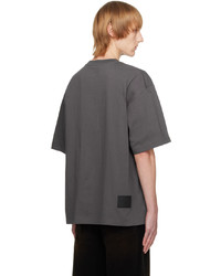 We11done Gray Printed T Shirt