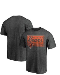 Majestic Heathered Charcoal Chicago Bears Showtime Plaque T Shirt In Heather Charcoal At Nordstrom