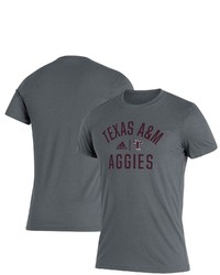adidas Heathered Gray Texas A M Aggies Sideline Locker Heritage T Shirt