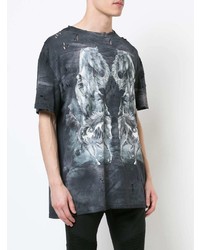 Balmain Horse Printed T Shirt