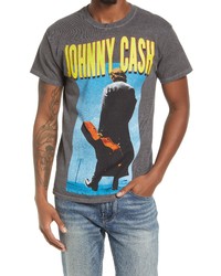 Merch Traffic Johnny Cash Cotton Graphic Tee In Black Pigt Dye At Nordstrom