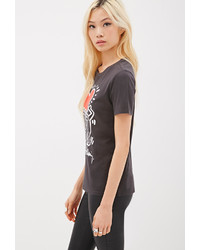 Forever 21 Keith Haring Heart Print Tee