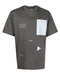 And Wander Logo Graphic Print T Shirt