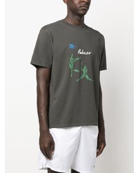 Palmes Logo Print Cotton T Shirt