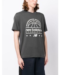 New Balance Logo Print Cotton T Shirt
