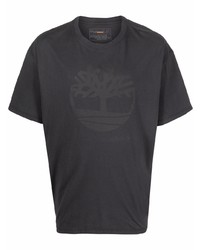 Timberland Logo Print Cotton T Shirt