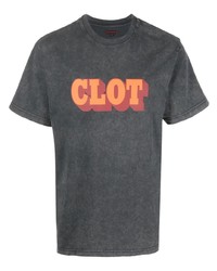 Clot Logo Print Cotton T Shirt