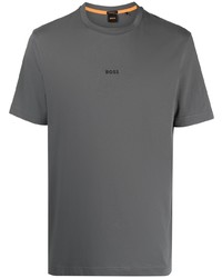 BOSS Logo Print Cotton T Shirt