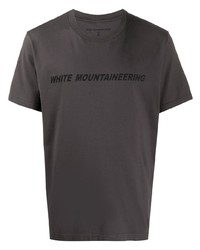 White Mountaineering Logo Print Short Sleeved T Shirt