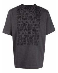 Helmut Lang Logo Print Short Sleeved T Shirt