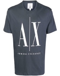 Armani Exchange Logo Print Short Sleeved T Shirt