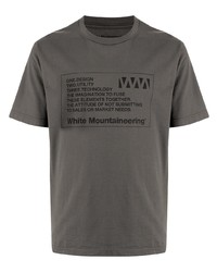 White Mountaineering Logo Print T Shirt