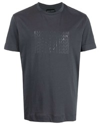 Emporio Armani Monogram Print T Shirt