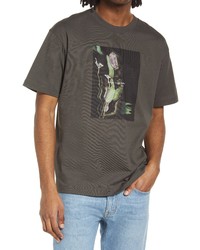 Closed Nature Graphic Tee In Dark Nickel At Nordstrom