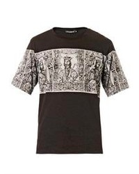 Dolce & Gabbana Noran Kings Print Cotton T Shirt