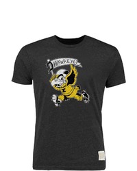 Retro Brand Original Heather Black Iowa Hawkeyes Vintage Herky Tri Blend T Shirt At Nordstrom