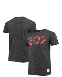 Retro Brand Original Heathered Black Dc United Area Code Tri Blend T Shirt In Heather Black At Nordstrom