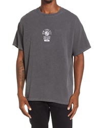 Topman Oversize Nyc Embroidered Cotton T Shirt