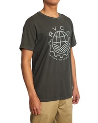 RVCA Pasture Cotton Graphic Tee In Pirate Black At Nordstrom
