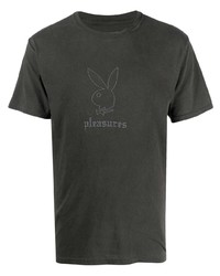 Pleasures Playboy Logo Print T Shirt