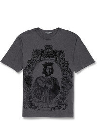 Dolce & Gabbana Printed Cotton Jersey T Shirt