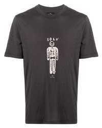 PS Paul Smith Skeleton Print T Shirt