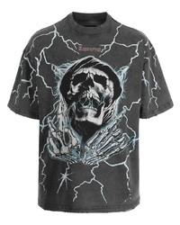 Represent Skull Print T Shirt