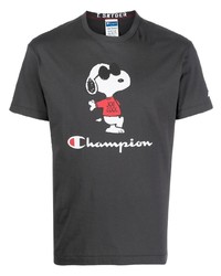 Champion Snoopy Print Logo T Shirt