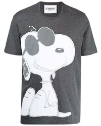 Iceberg Snoopy Print T Shirt