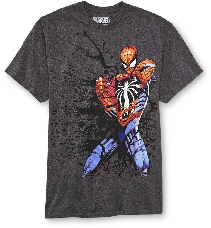| $9 Shirt, Marvel Screen T Print Spider | Graphic Lookastic Sears Man