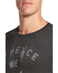 John Varvatos Star Usa In Peace We Trust Graphic Crewneck T Shirt