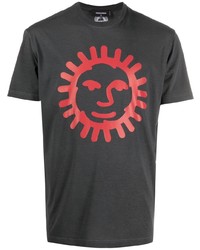 DSQUARED2 Sun Print Cotton T Shirt