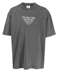 Vetements Tease Me Logo Print T Shirt