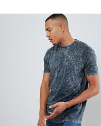 ASOS DESIGN Tline T Shirt With Pocket In Acid Wash