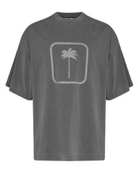 Palm Angels Tonal Palm Tree Print T Shirt
