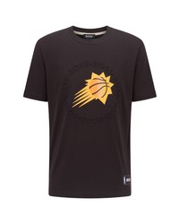 BOSS X Nba Tbasket 3 Emed Graphic Tee In Charcoal Pheonix Suns At Nordstrom