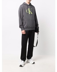 Calvin Klein Jeans Logo Print Organic Cotton Hoodie