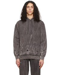 Han Kjobenhavn Black Faded Distressed Hoodie