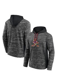 FANATICS Branded Charcoalblack Arizona Coyotes Instant Replay Space Dye Pullover Hoodie At Nordstrom
