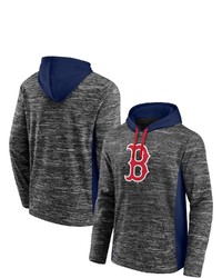 FANATICS Branded Graynavy Boston Red Sox Instant Replay Colorblock Pullover Hoodie At Nordstrom