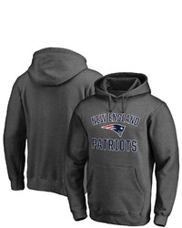 FANATICS Branded Heathered Charcoal New England Patriots Victory Arch Team Pullover Hoodie In Heather Charcoal At Nordstrom