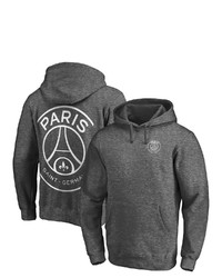 FANATICS Branded Heathered Charcoal Paris Saint Germain Grande Pullover Hoodie In Heather Charcoal At Nordstrom